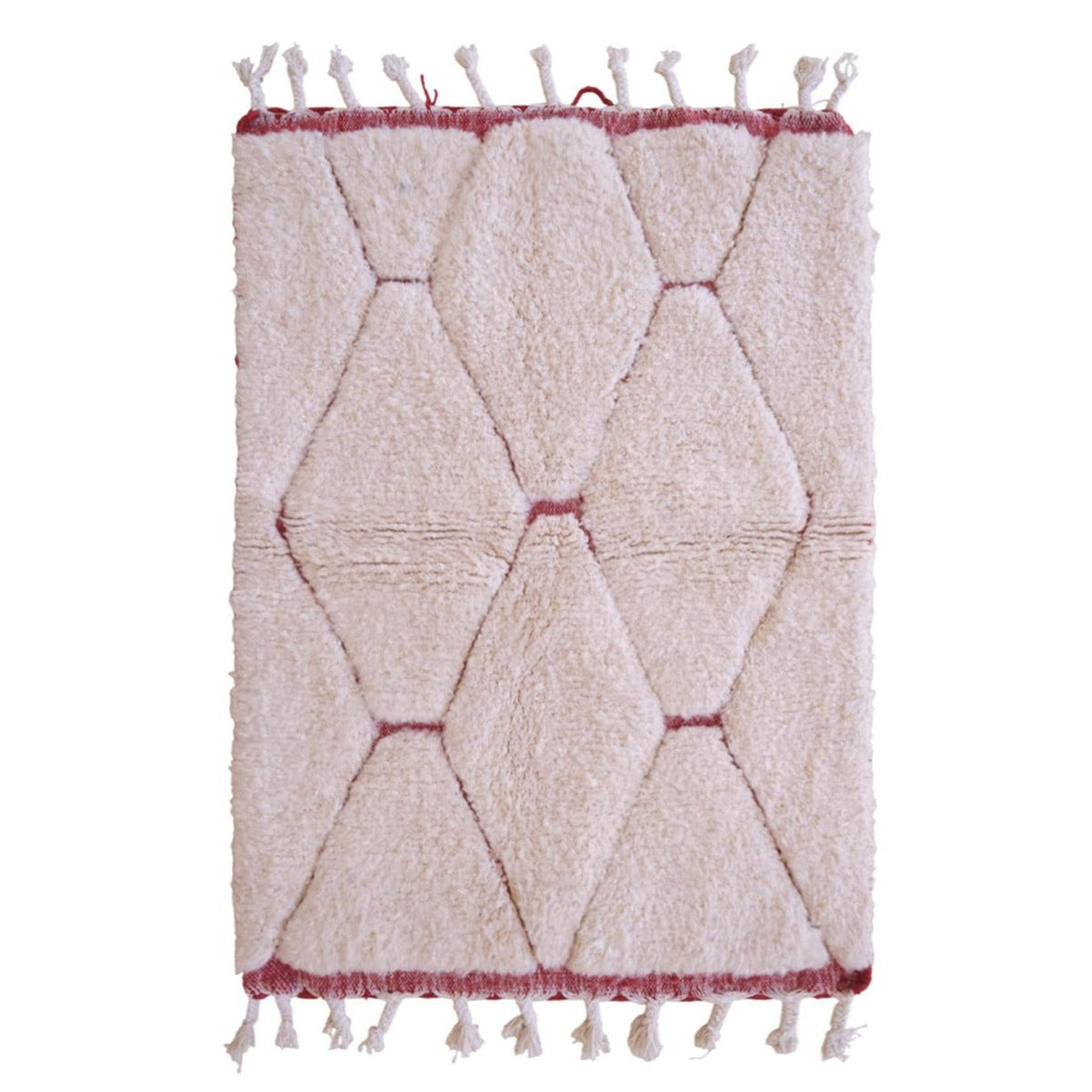 AFK Living vloerkleed Berber - handgemaakt - Wol - 80 cm x 240 cm