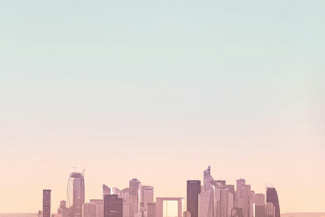 SKYLINE - Photographie d'art de Laura Sanchez 40x60 cm sur plexi