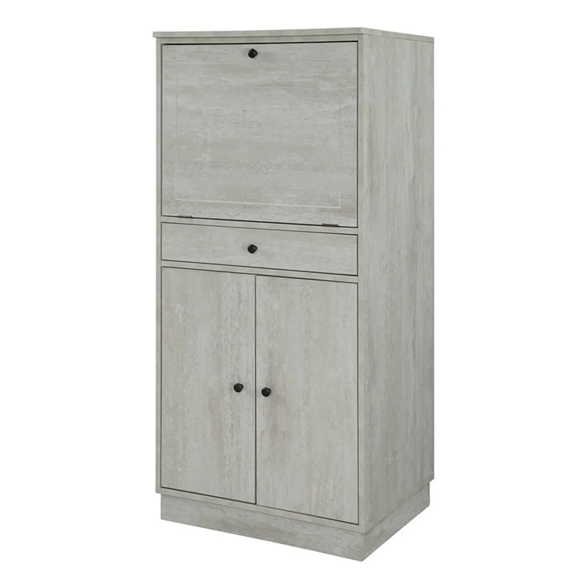 ACME Wiesta Wine Cabinet in Antique White 97545