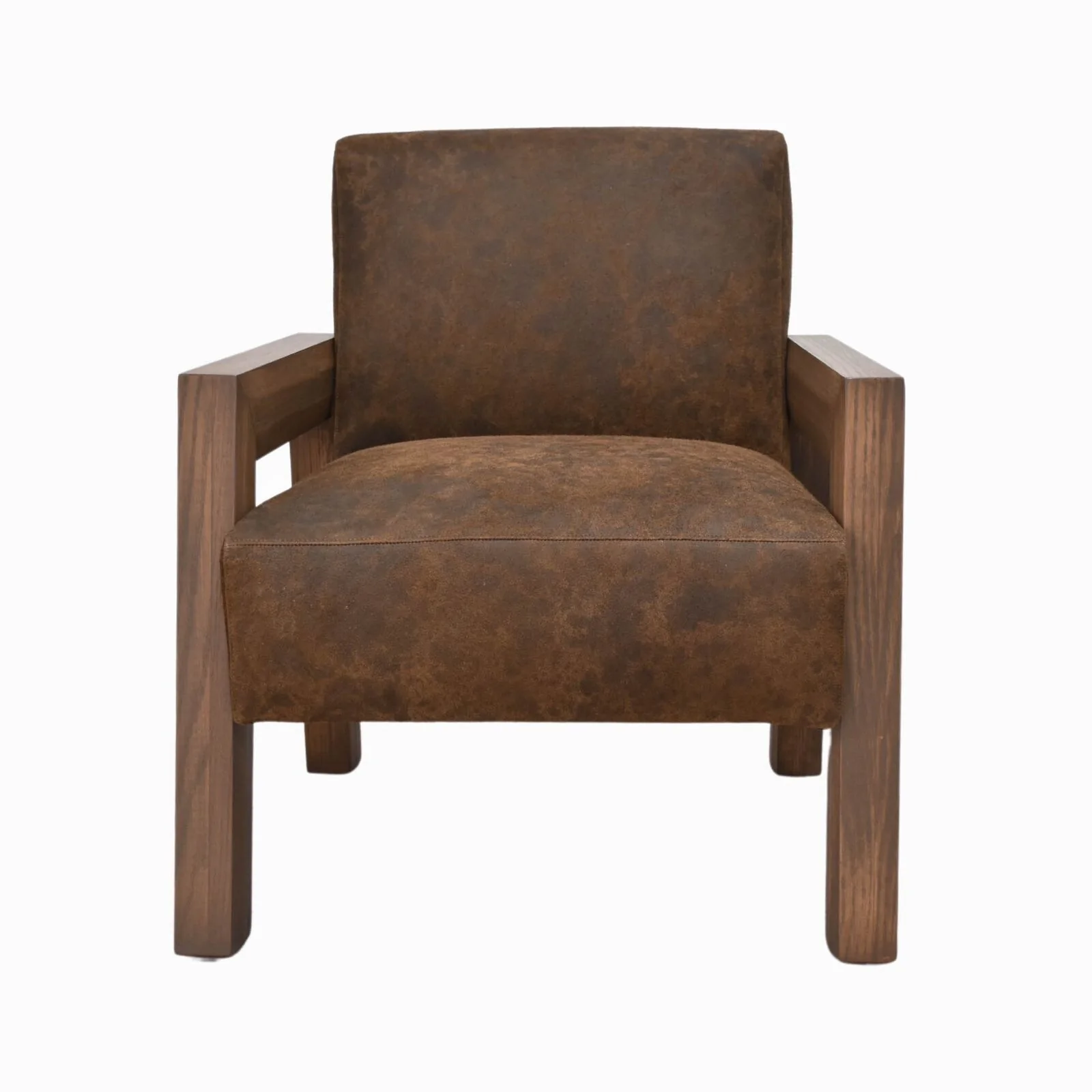 Classic Home Waylon Top Grain Leather Accent Arm Chair