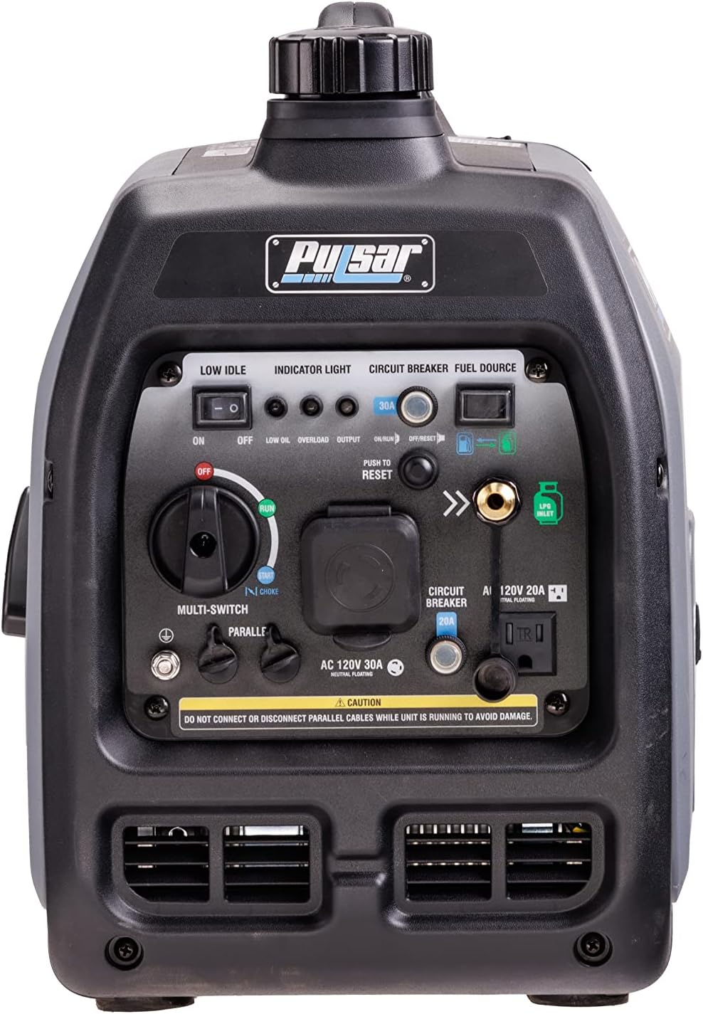 Pulsar Products GD400BN  4000W Portable super-quiet Dual Fuel & Parallel Capability  RV-Ready  CARB Compliant