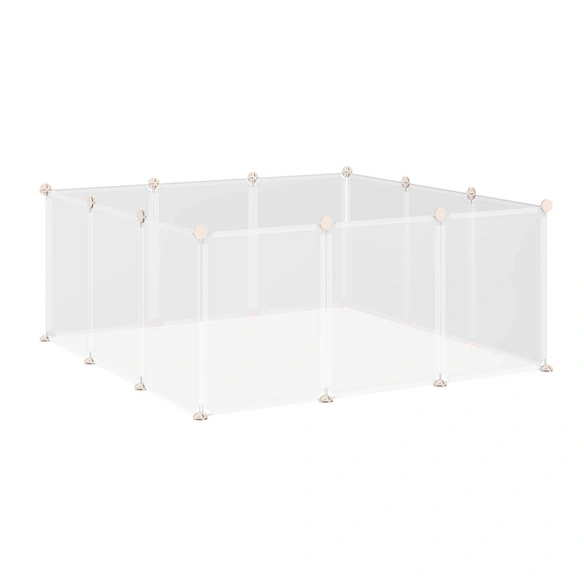 Auslaufgehege, BxHxT: 105 x 45 x 105 cm, Metall/Polypropylen