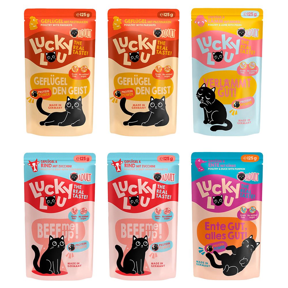 Lucky Lou Adult Tasting Mix 6 x 125 g
