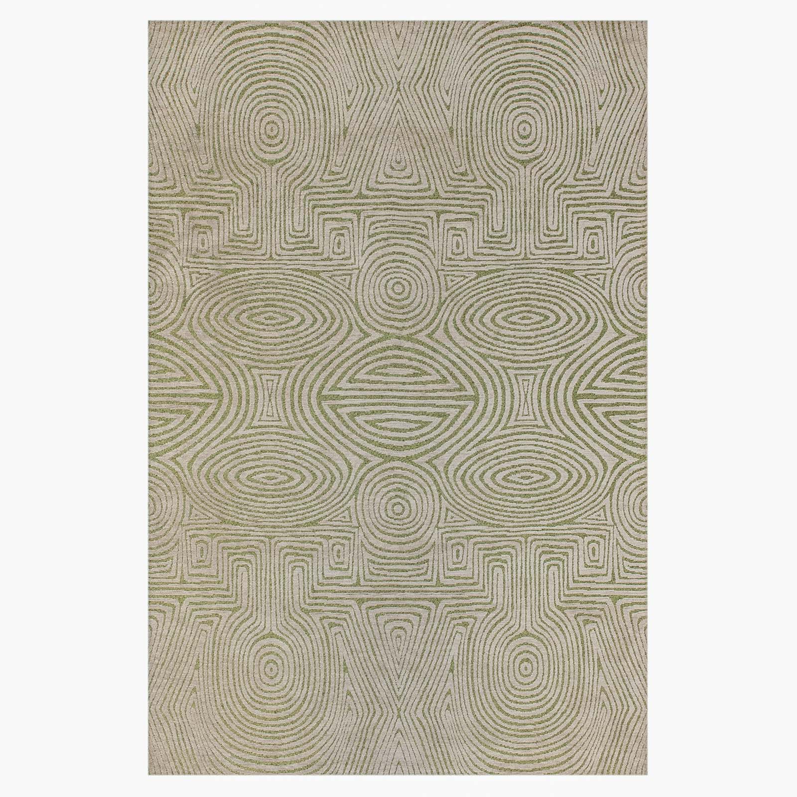 Lola&Moi vloerkleed Green Beach - groen - 200x280cm