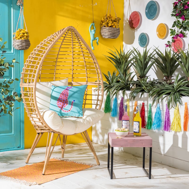 Slinger tassel regenboog - 3 meter