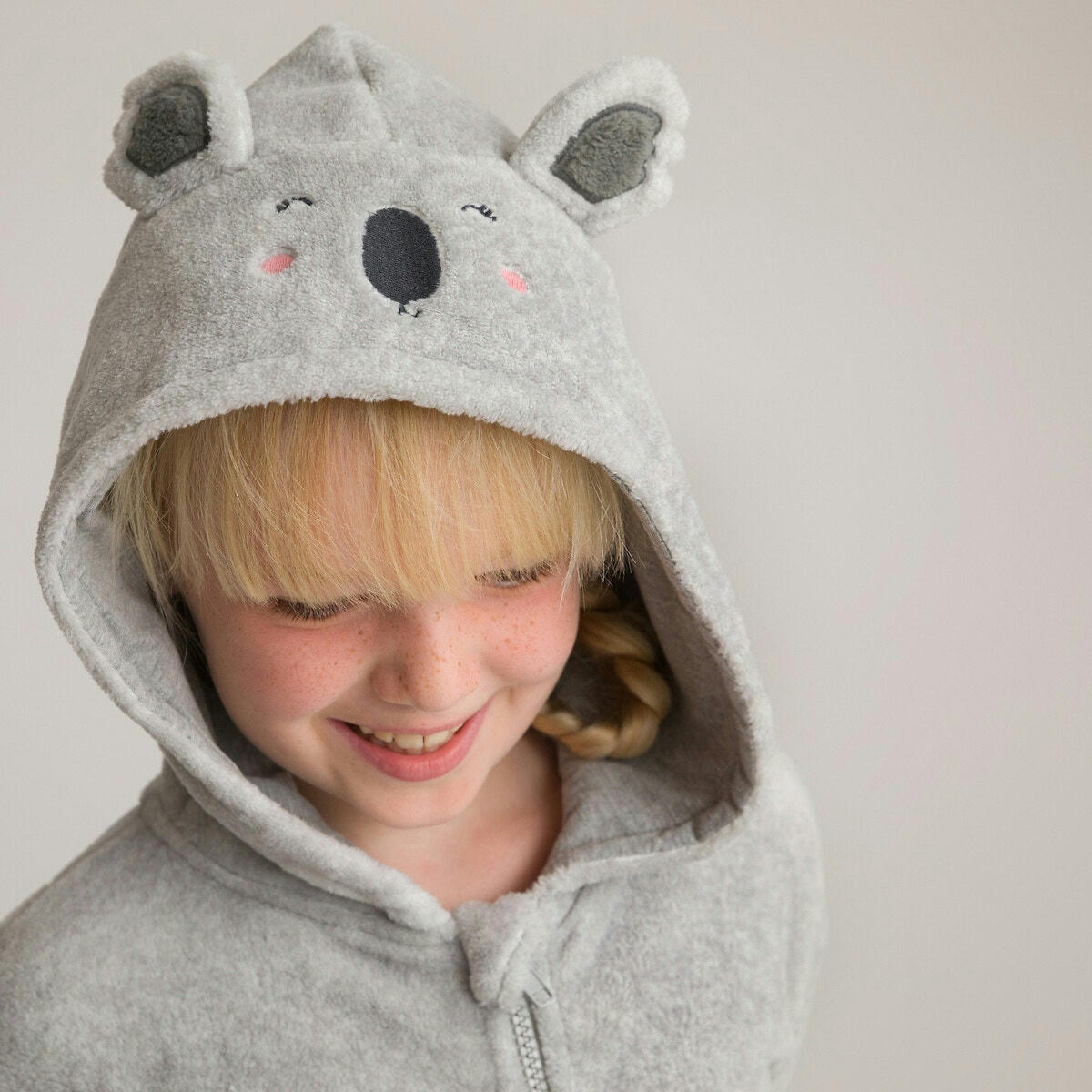 Surpyjama polaire à capuche motif koala