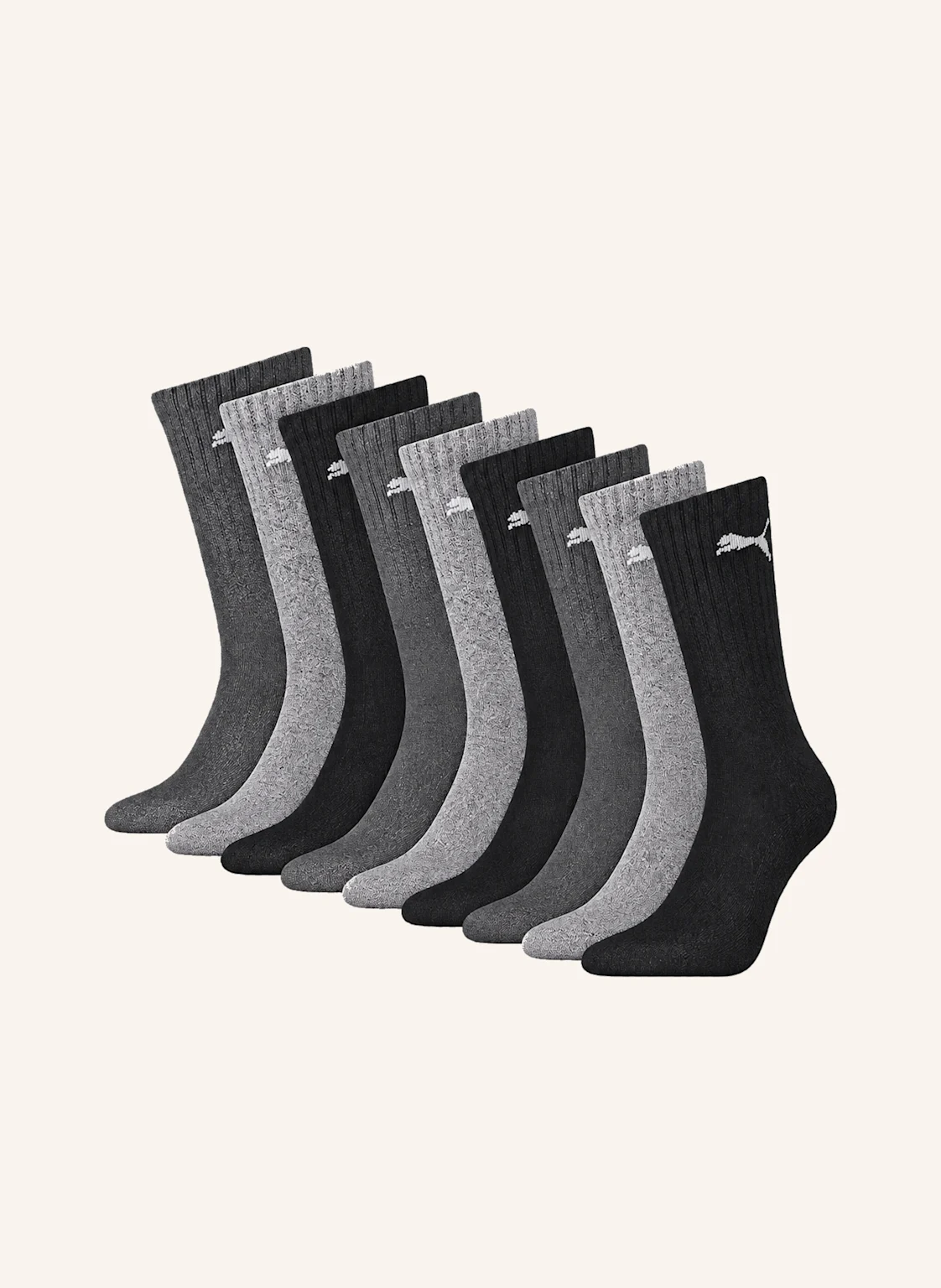 PUMA Sportsocken REGULAR CREW 9-PACK