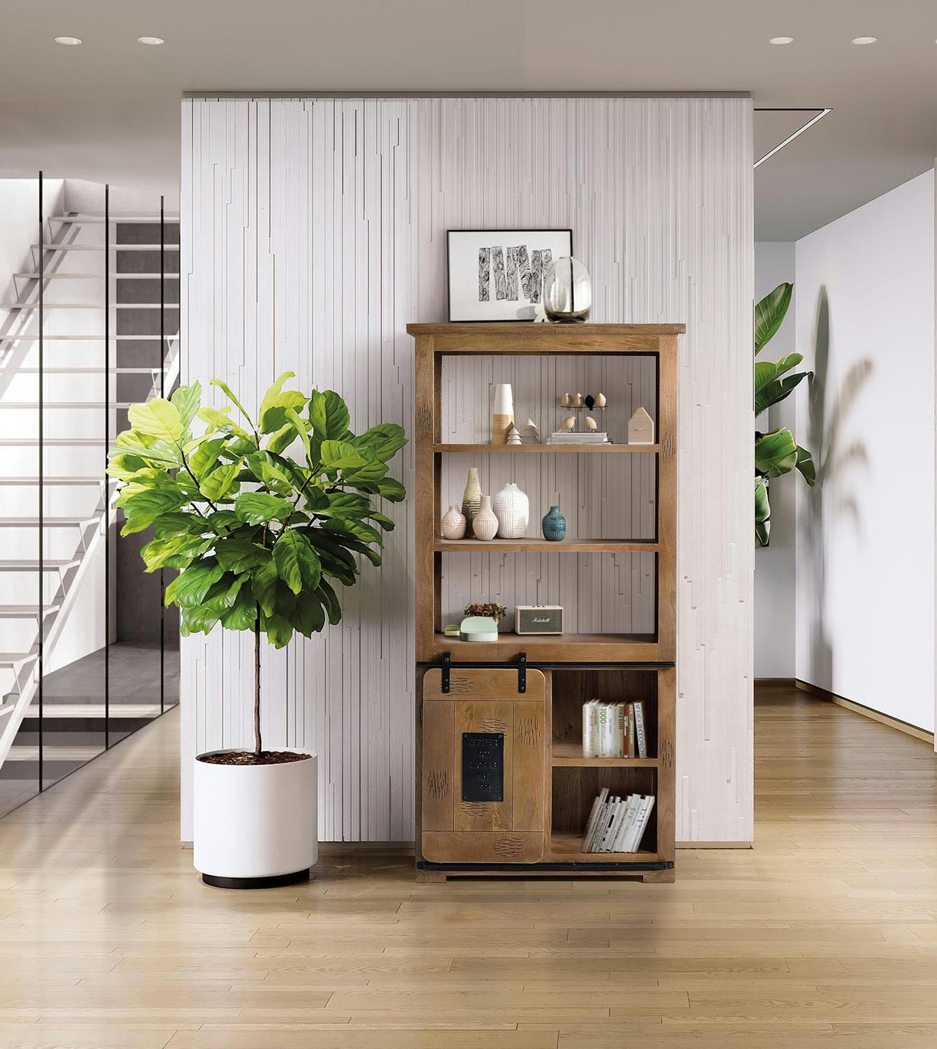 - Etagère / bibliothèque bois de manguier massif