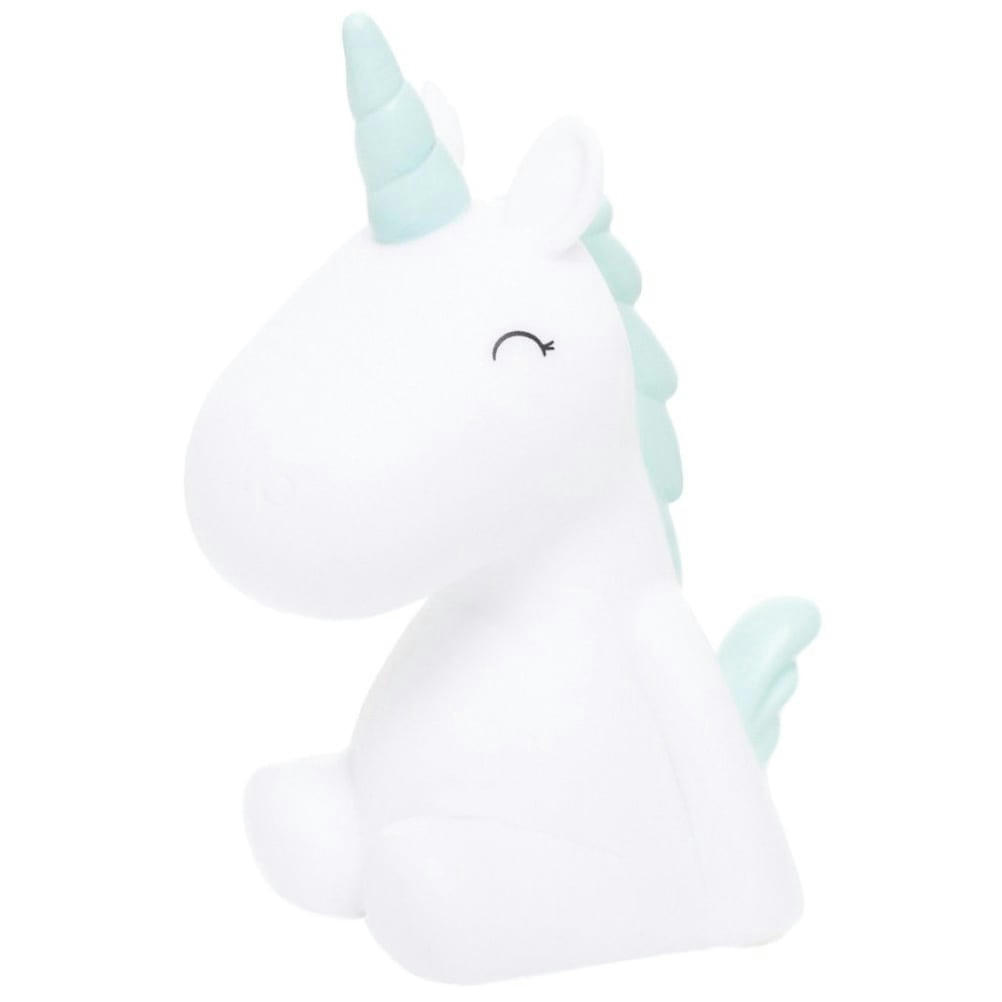 LICORNE - Veilleuse licorne LED crinière bleue