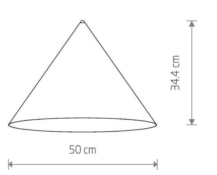 Trójkątny klosz sufitowy Cameleon Zenith L 10195 Nowodvorski