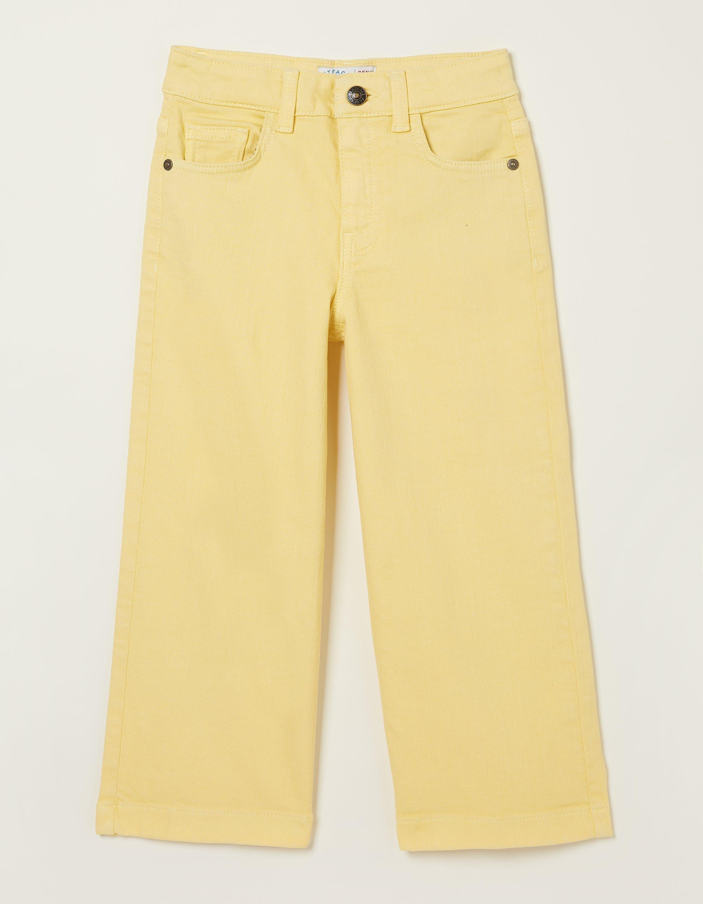 Willow Wide Leg Coloured Cropped Jeans
