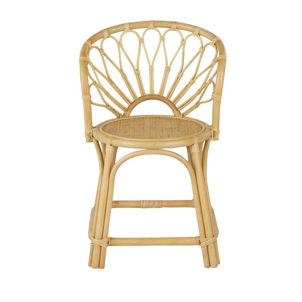 Meloa - Chaise en rotin beige