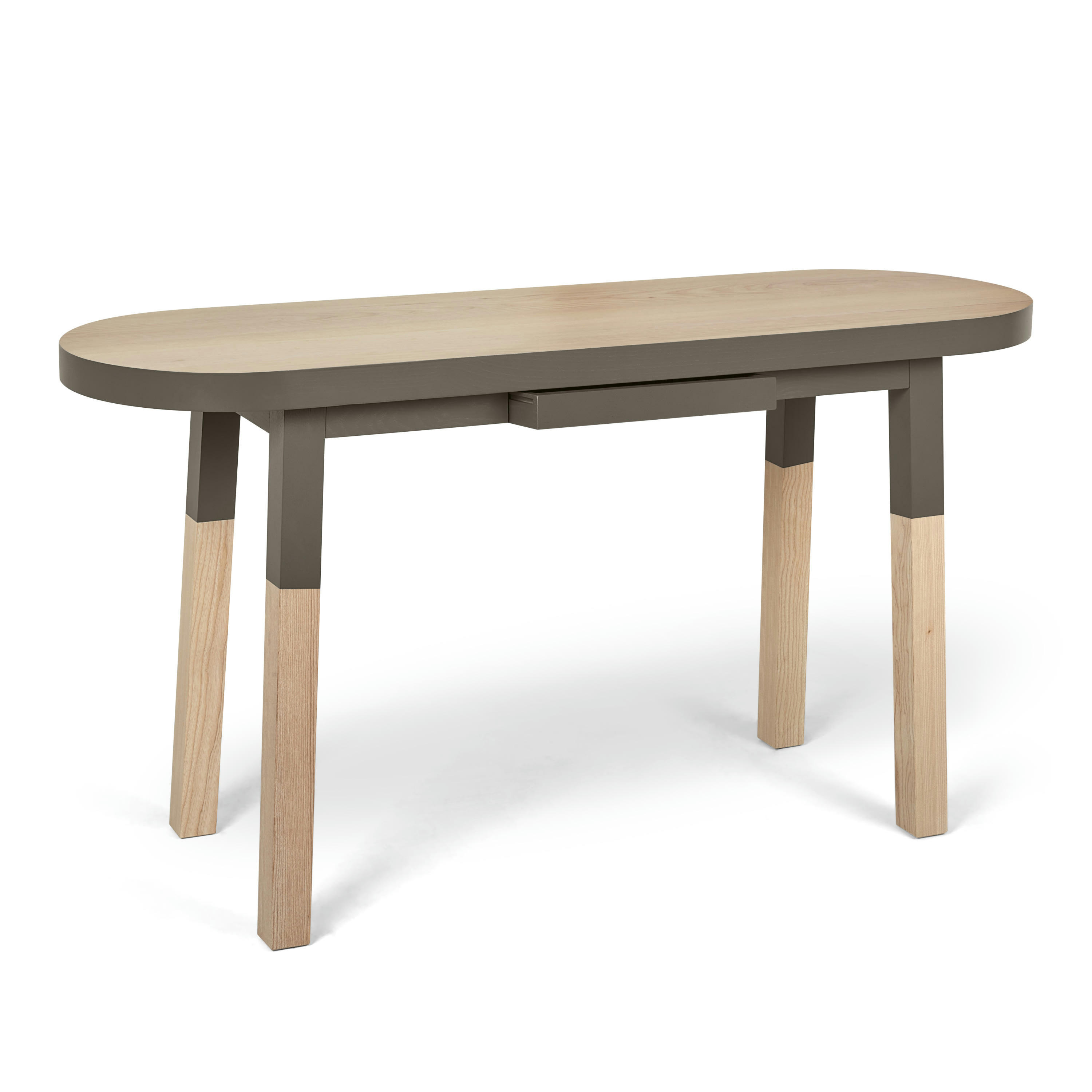 EGEE - Bureau Console 100 cm, 100% frêne massif
