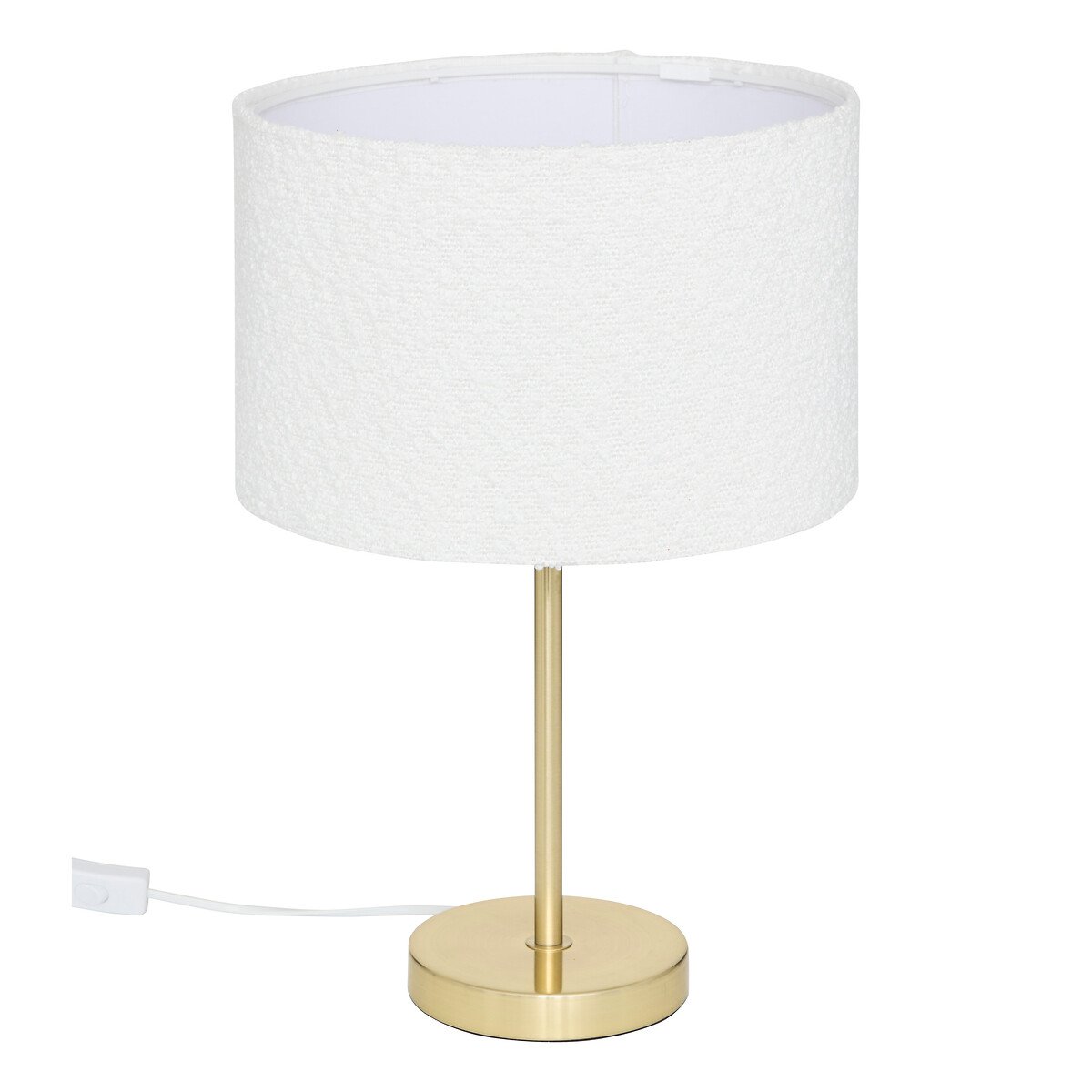 Abajour BELINE branco 30cm