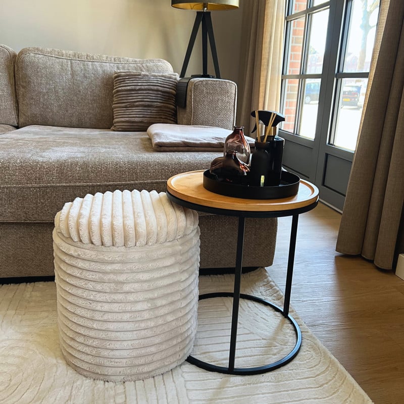 Vloerkleed wave - wit - 120x180 cm