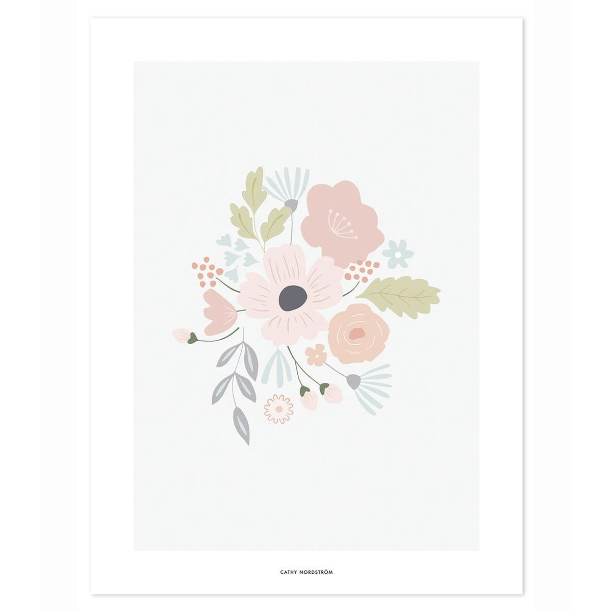 BLOOM - Affiche bouquet en Papier Multicolore
