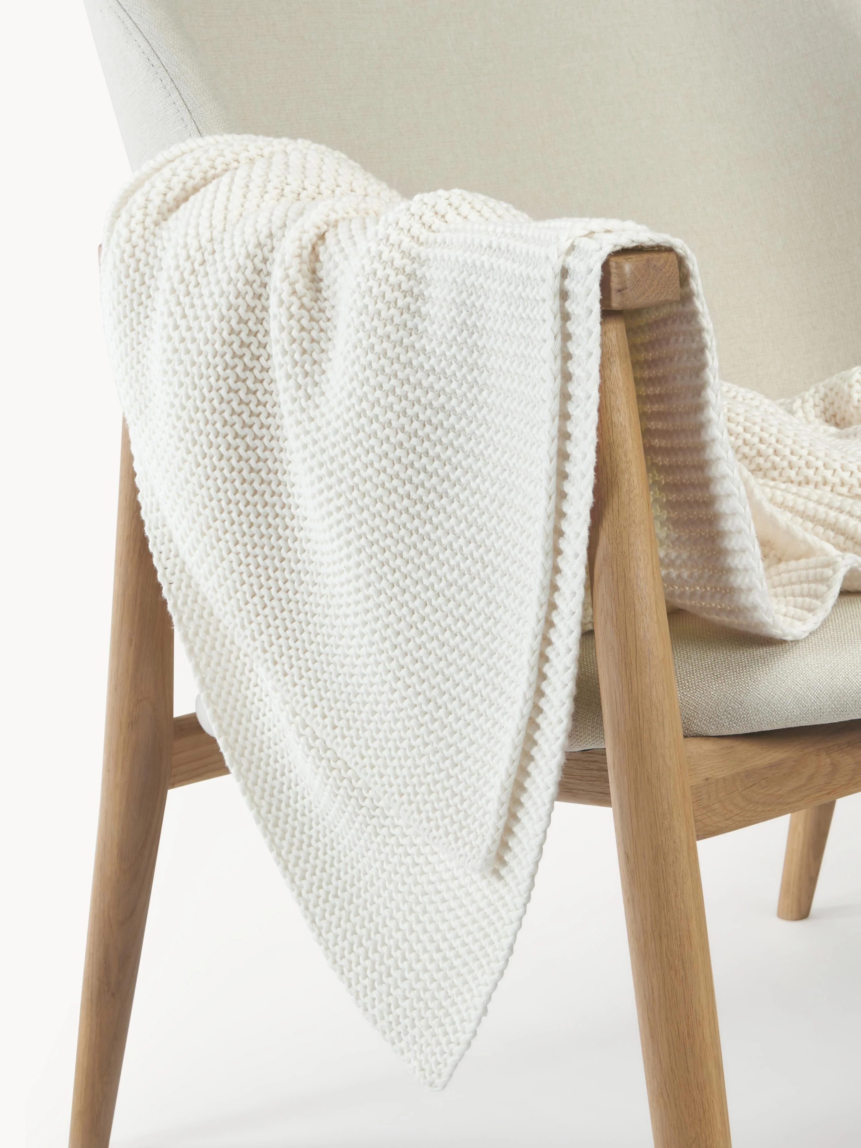 Strickdecke Adalyn aus Bio-Baumwolle