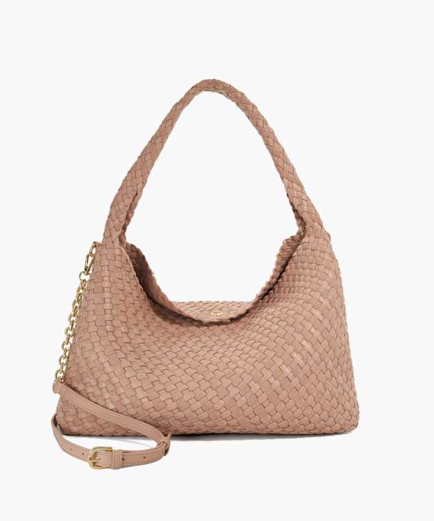 Deliberate L Blush - Woven Shoulder Bag
