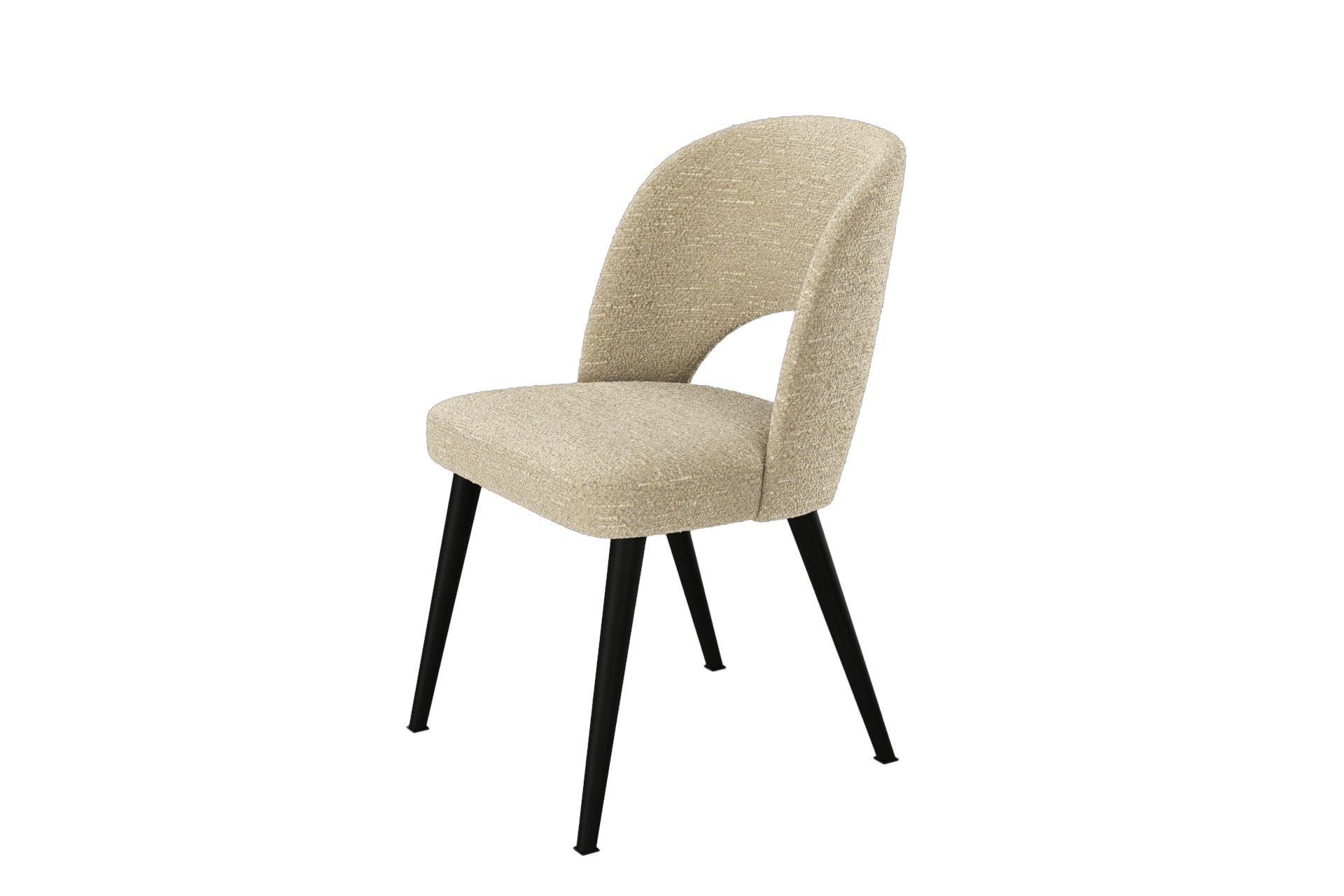 Emra Wood Premium KR-5 krzesło tk. MATICA-12-GREIGE czarny
