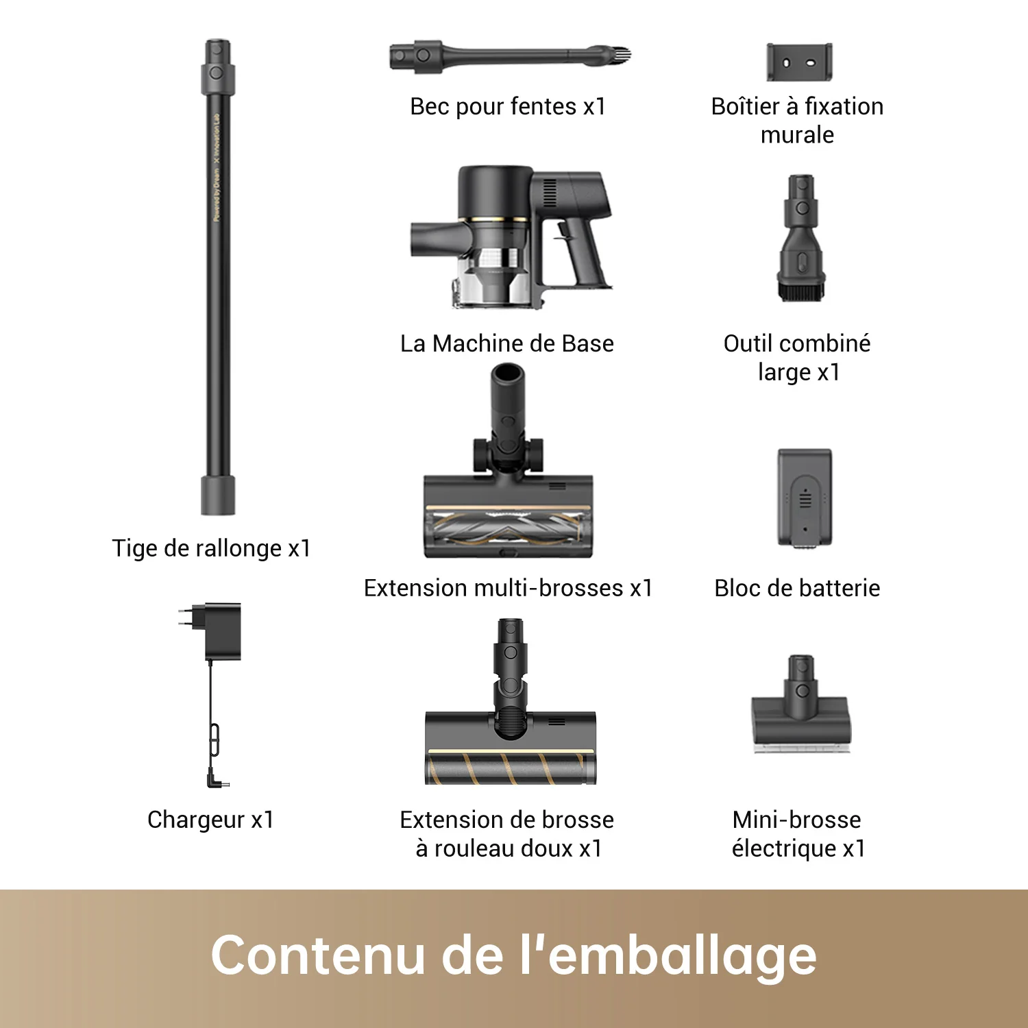 Dreame R10 Pro Aspirateur balai sans fil