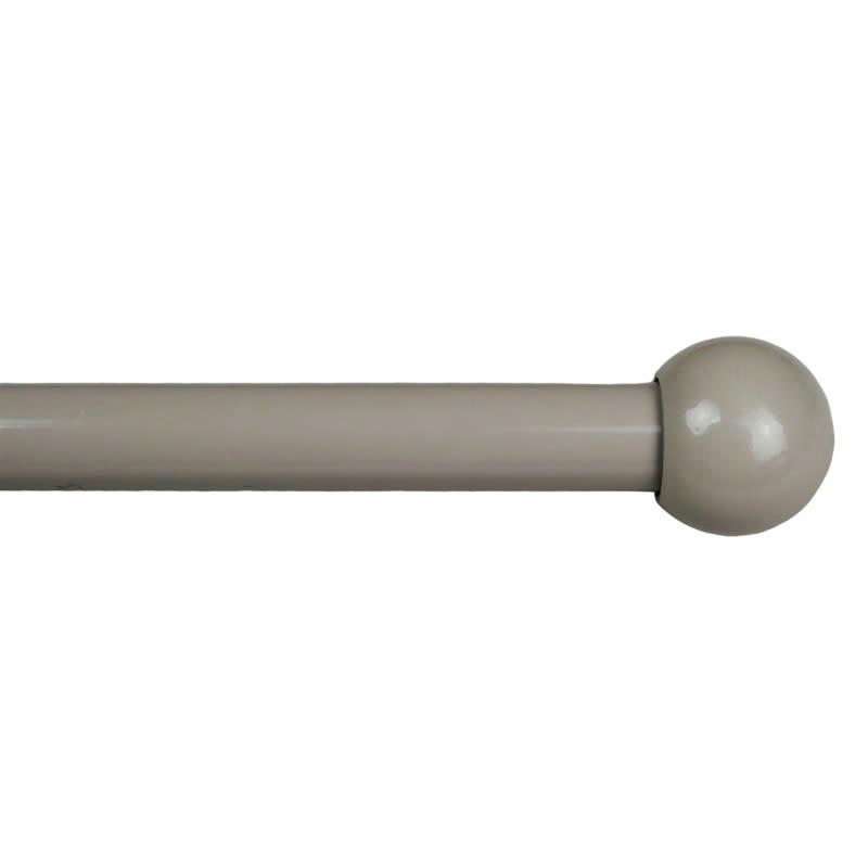 HAROLD - - Kit tringle extensible ø 16/19 mm 110 à 210cm - Taupe