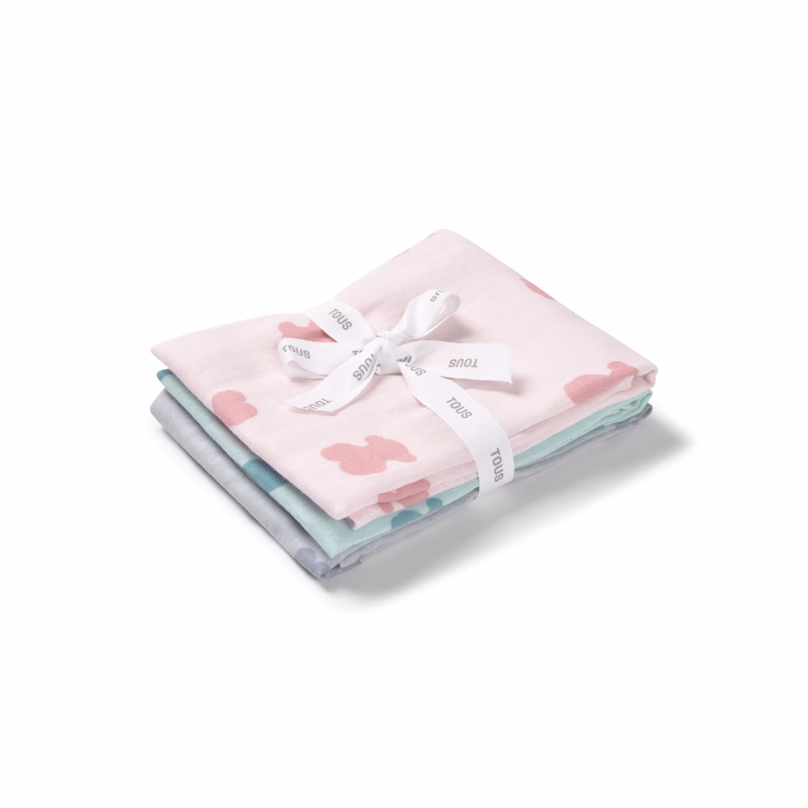 Mini muselinas de bebé HFluffy rosa