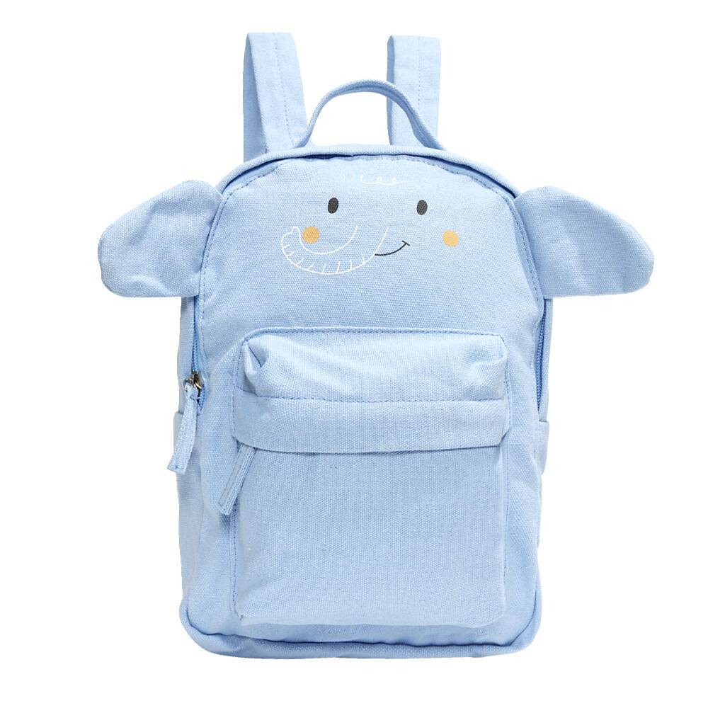 Sac à dos enfant design animal 21x9xH28,5cm - 2 modèles lapin ou éléphant