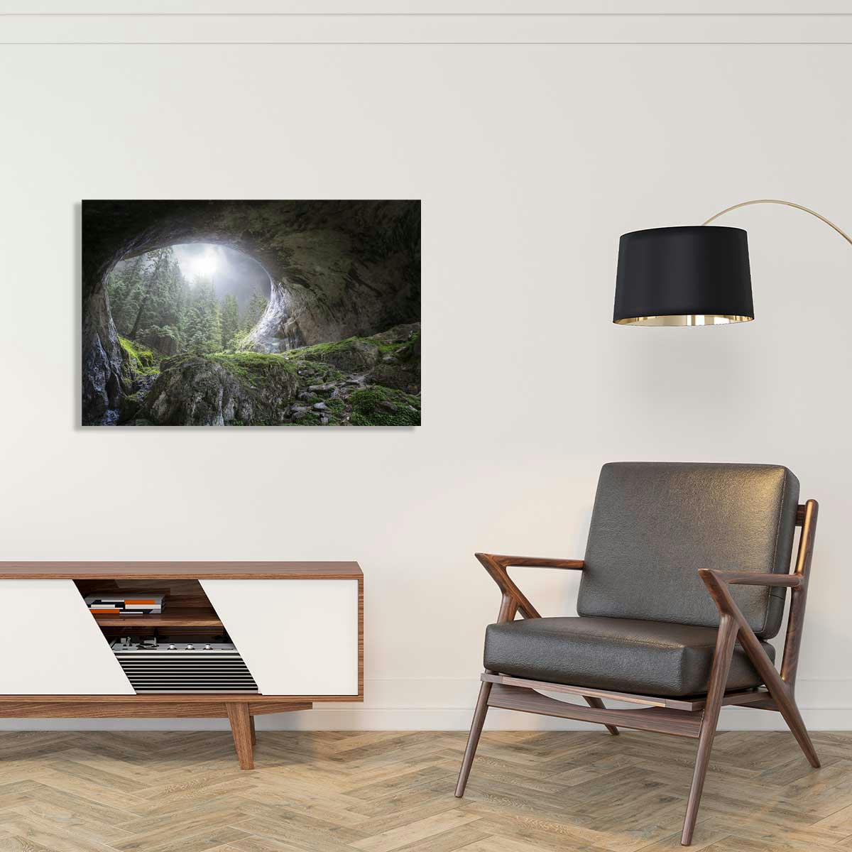 - Tableau coup d'oeil au paradis imprimé sur alu 90x60cm