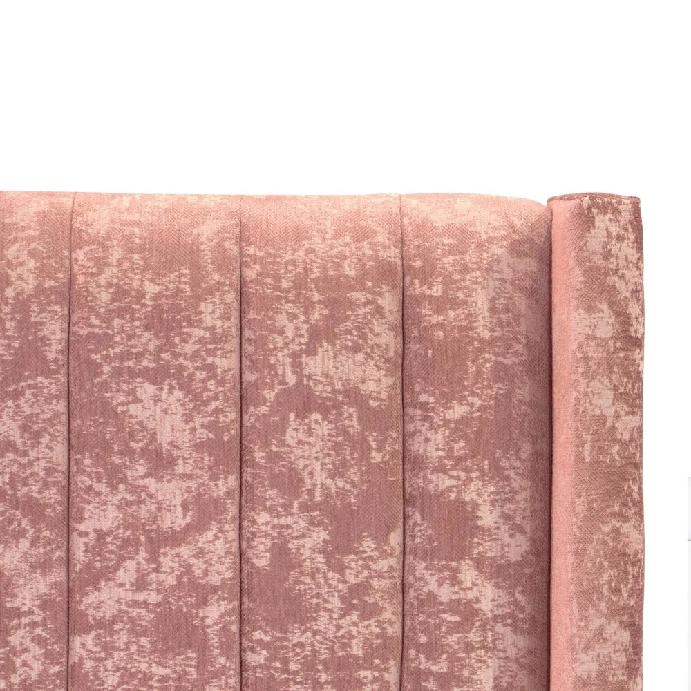 Skyline Furniture Twin Channel Seam Headboard in Miso Silhouette