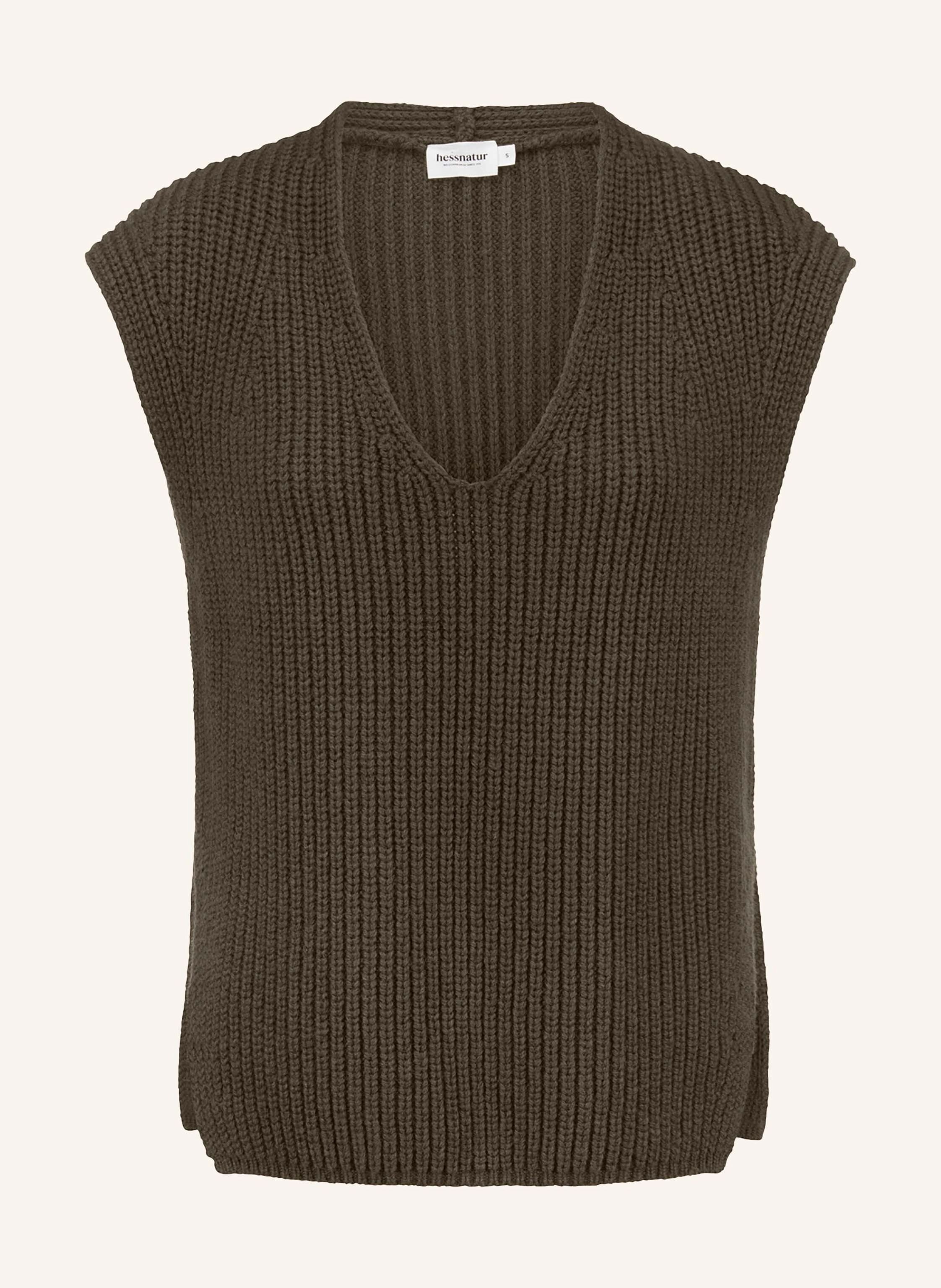 hessnatur hessnatur Strick Pullover Relaxed aus Wolle mit Bio-Baumwolle