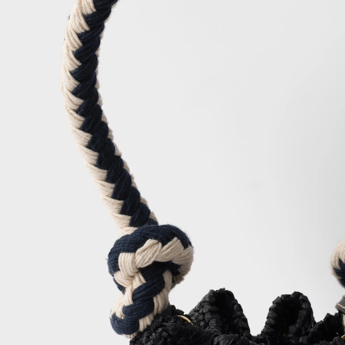 Prada Crochet mini bucket bag