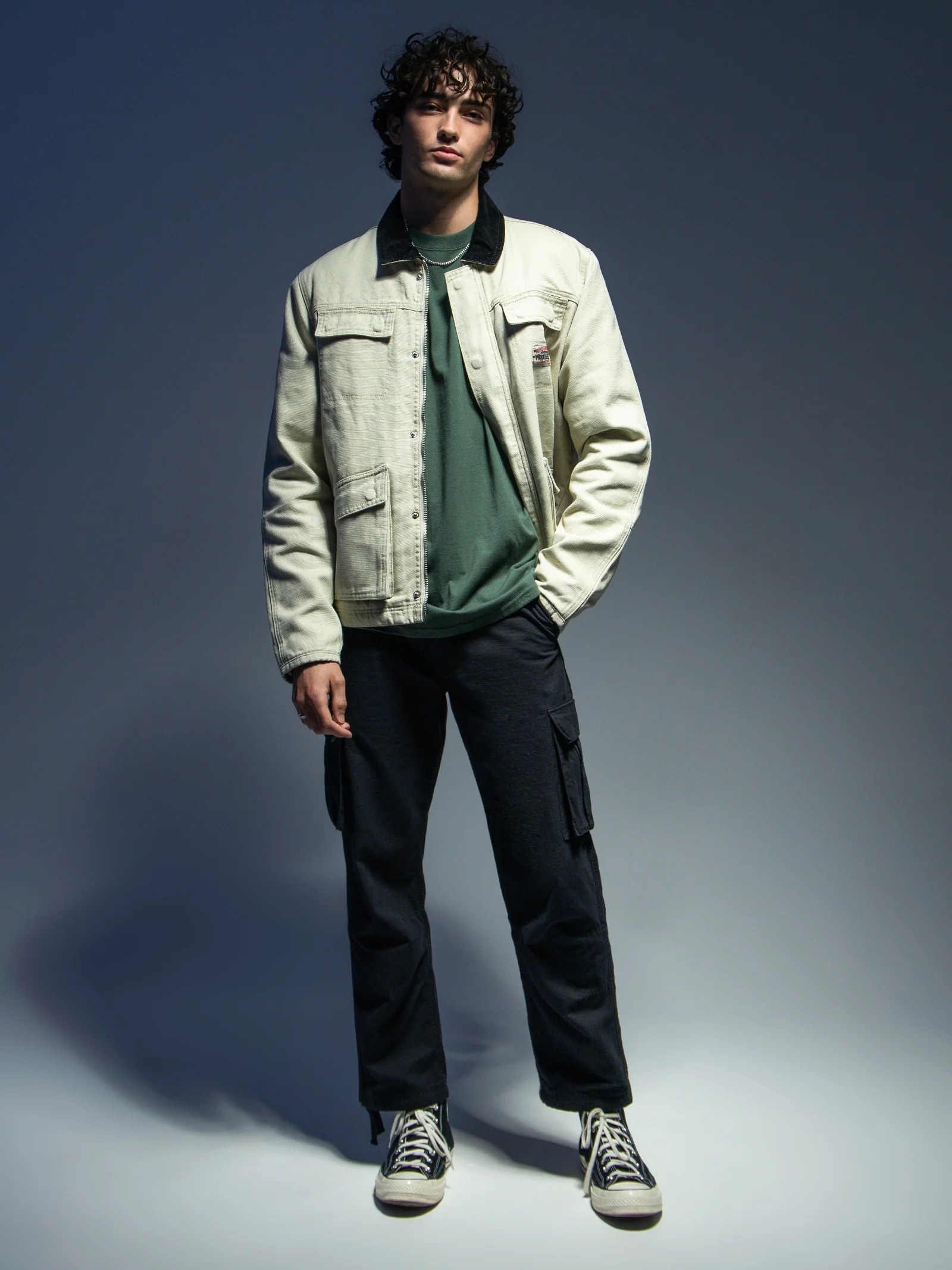 Washed Canvas OP Jacket