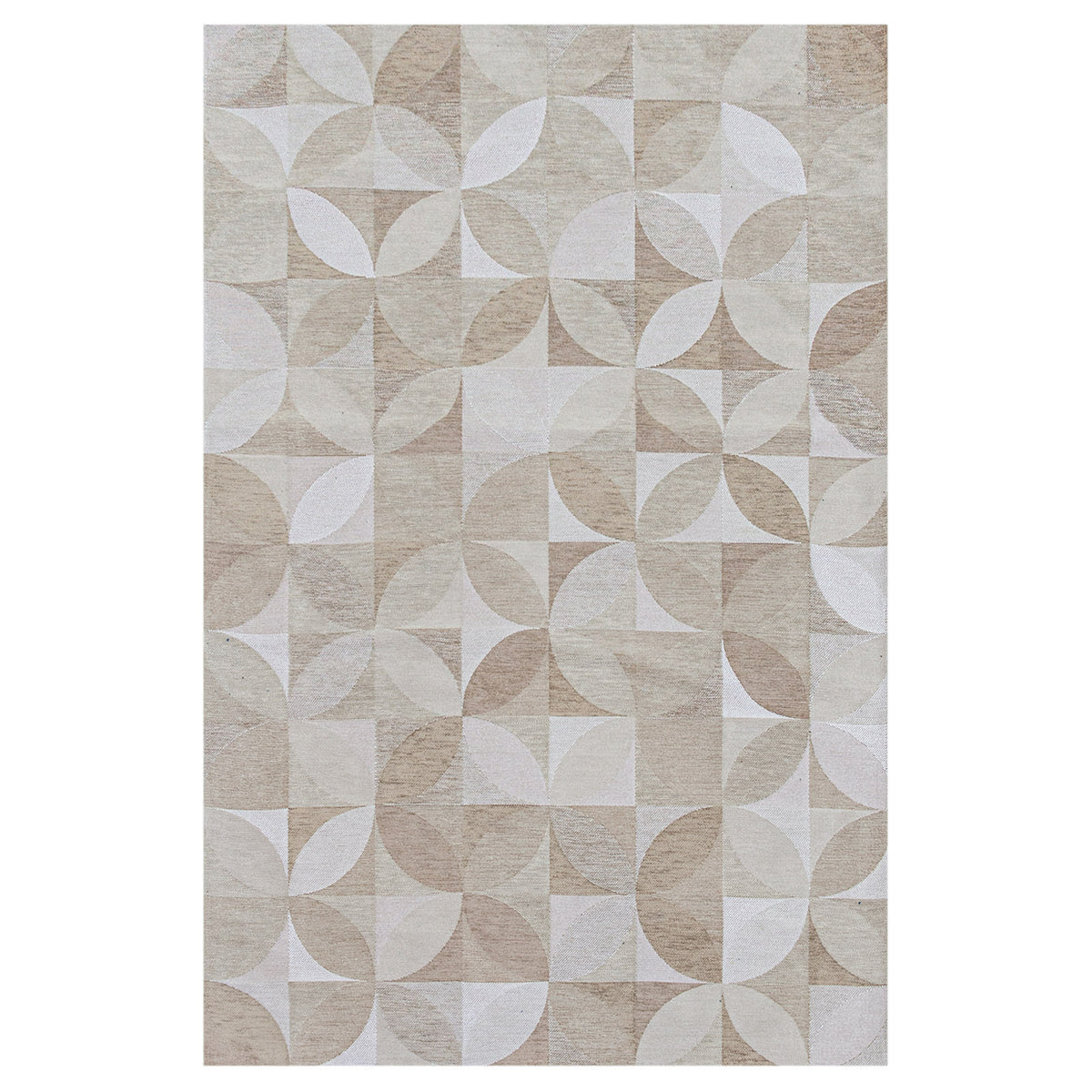Lola&Moi vloerkleed Diamond - beige - 200x280cm