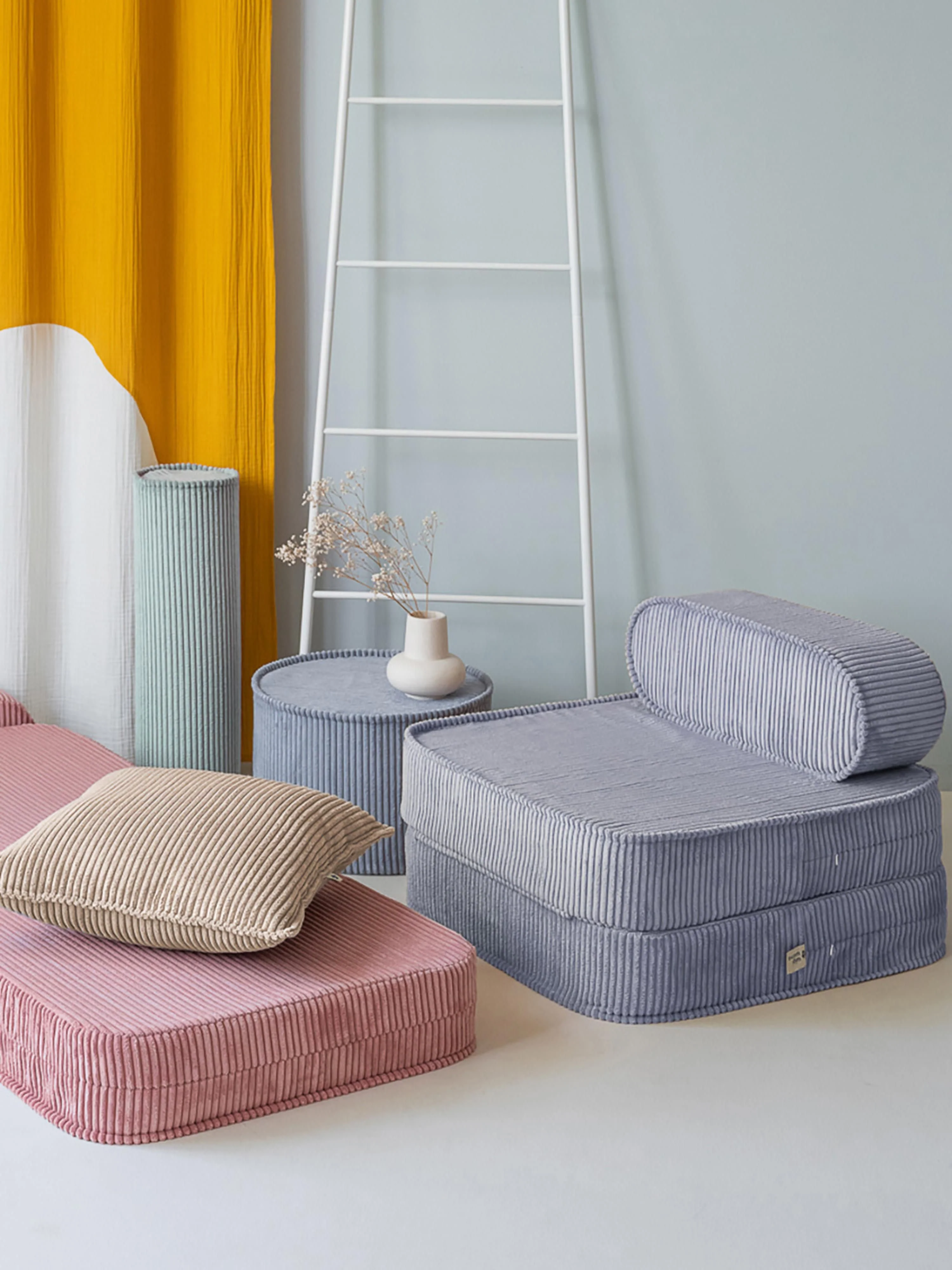 Kinder-Klappstuhl Sugar aus Cord