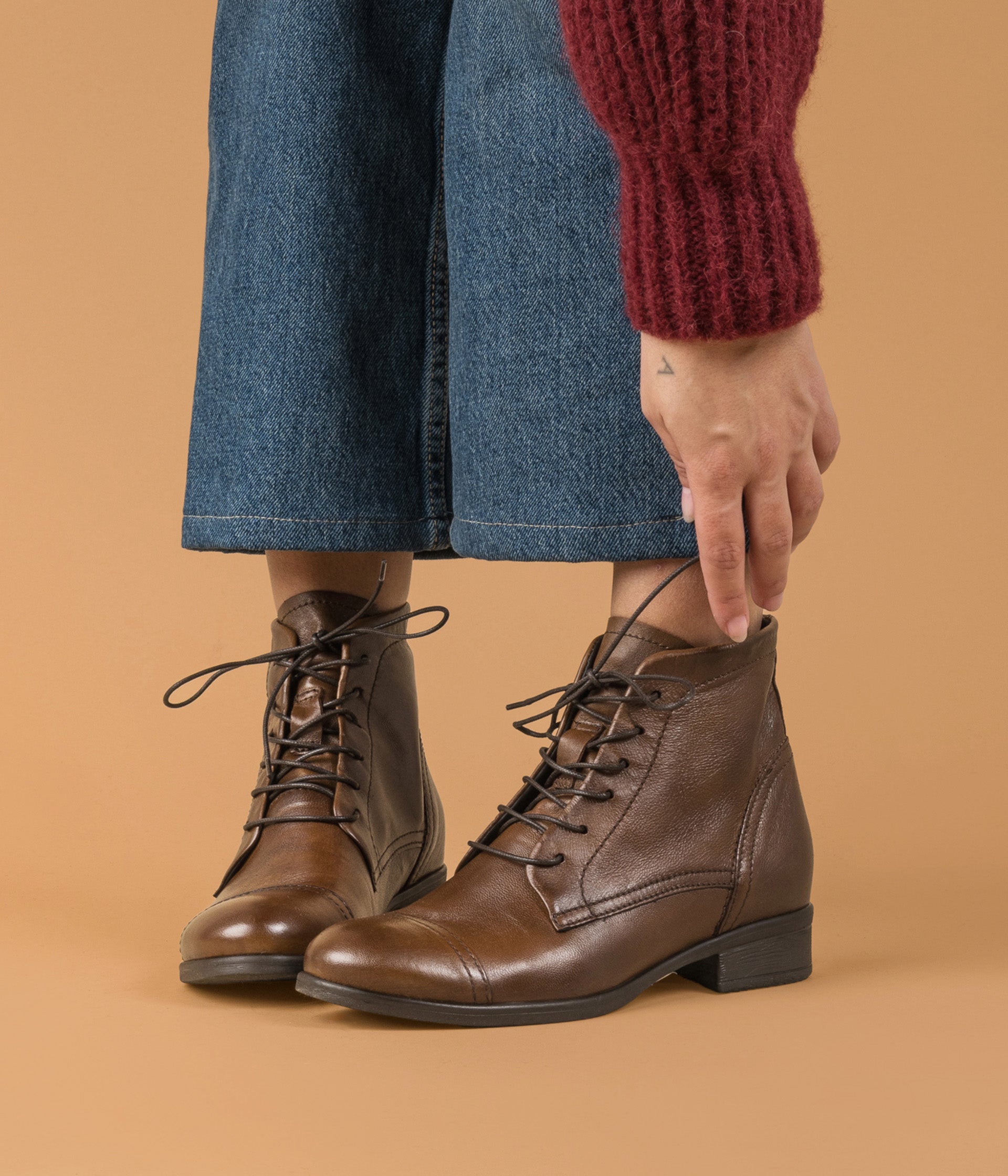 Boots Tiago cognac