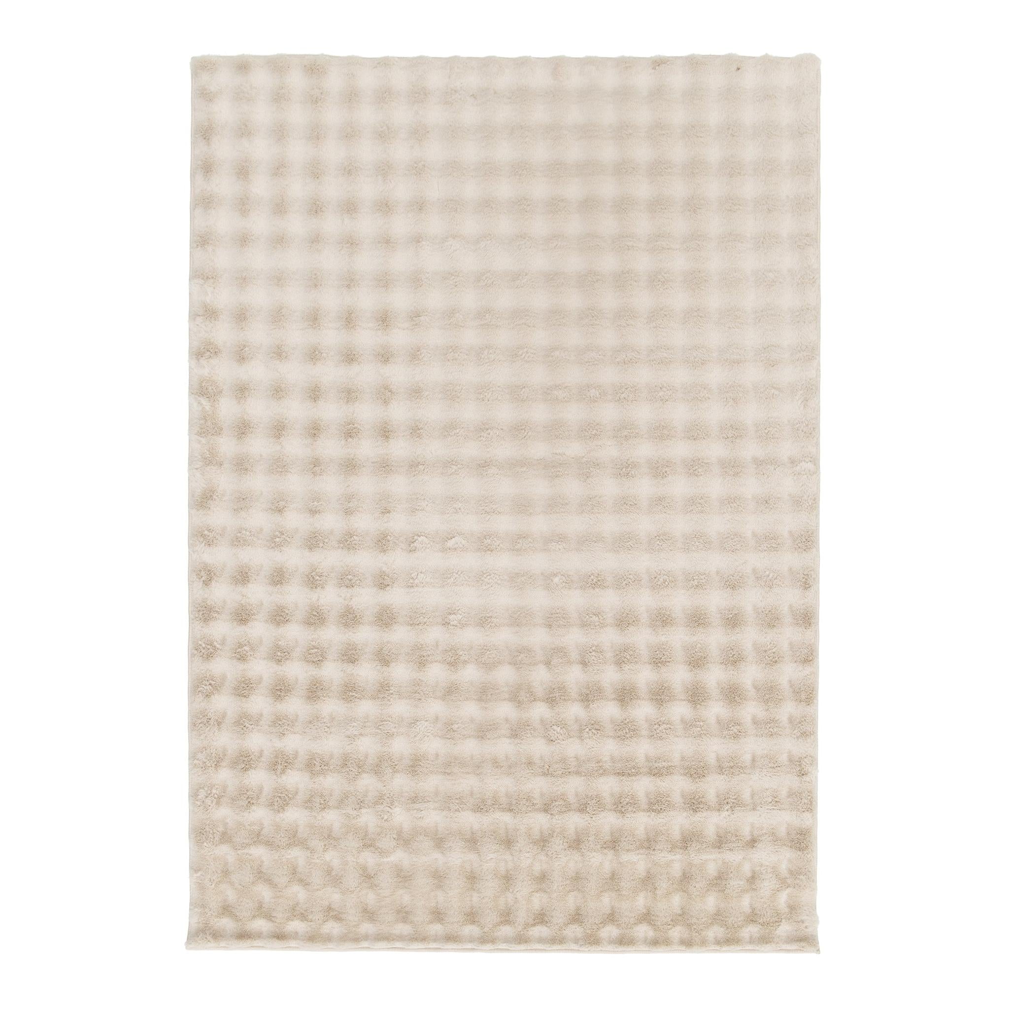AFK Living vloerkleed Kumo - reliëfeffect - beige - 200 x 290 cm