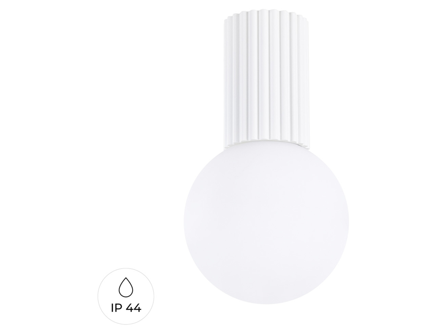 Lampa sufitowa Halo aluminiowa biała