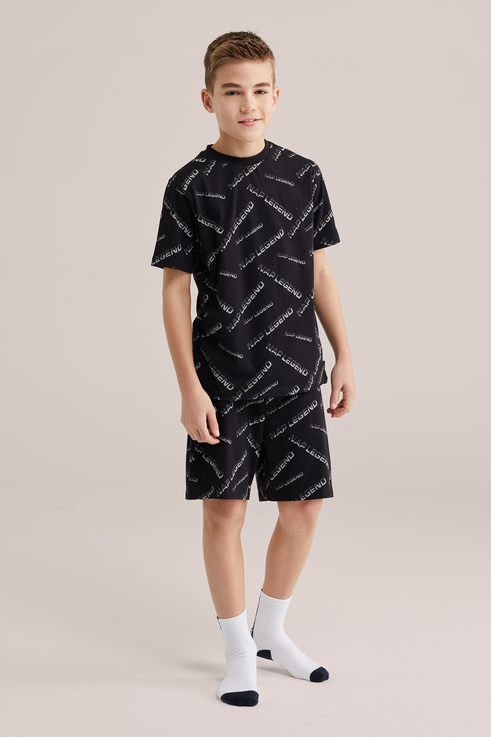 Jongens pyjama met print