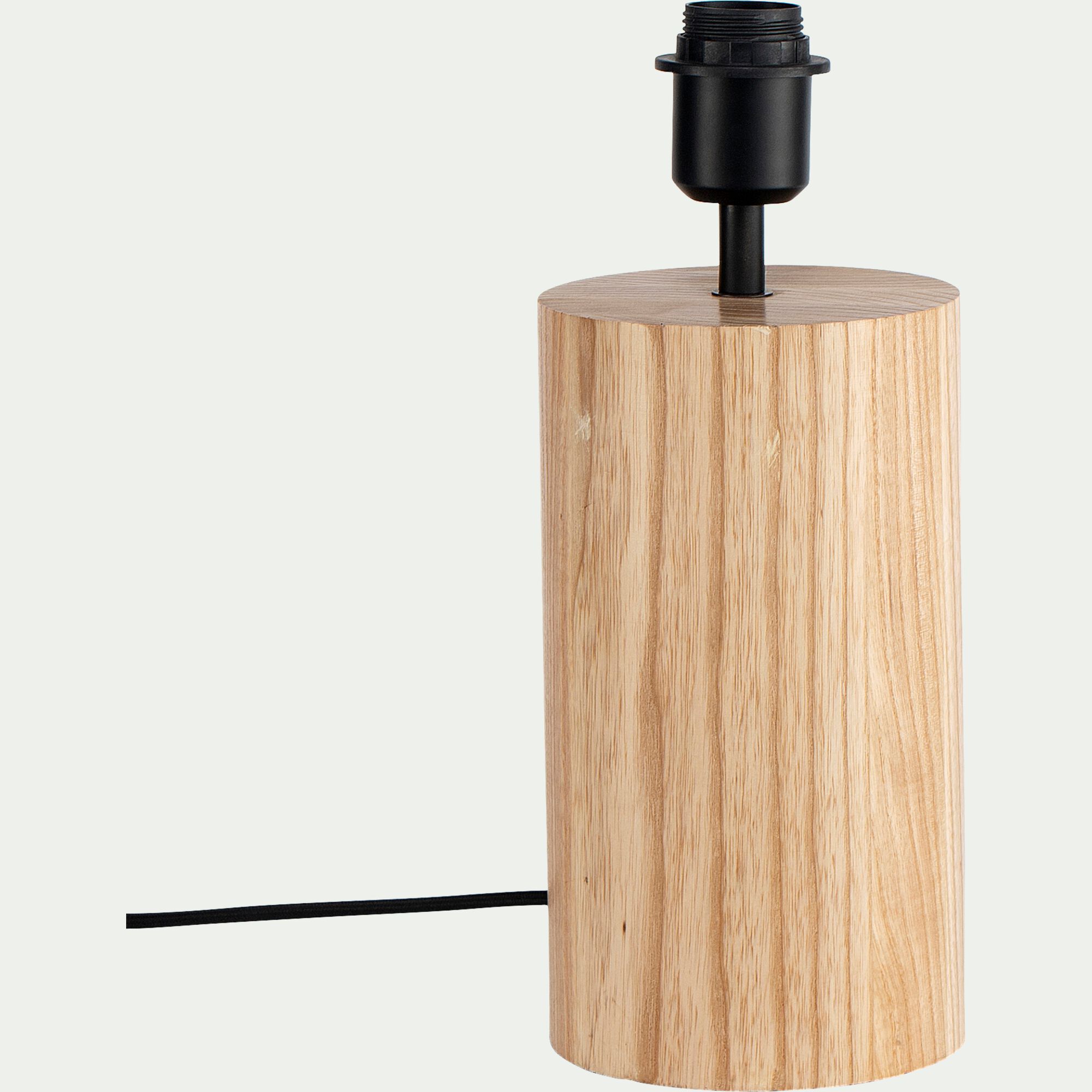 WAGO - Pied de lampe électrifié en chêne H34,5cm - naturel
