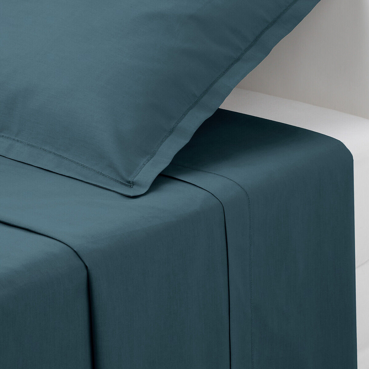 Lençol de cima azul acinzentado 240x290cm