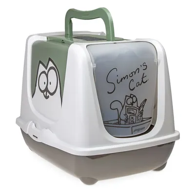 Simon's Cat Hooded Filter Litter Tray