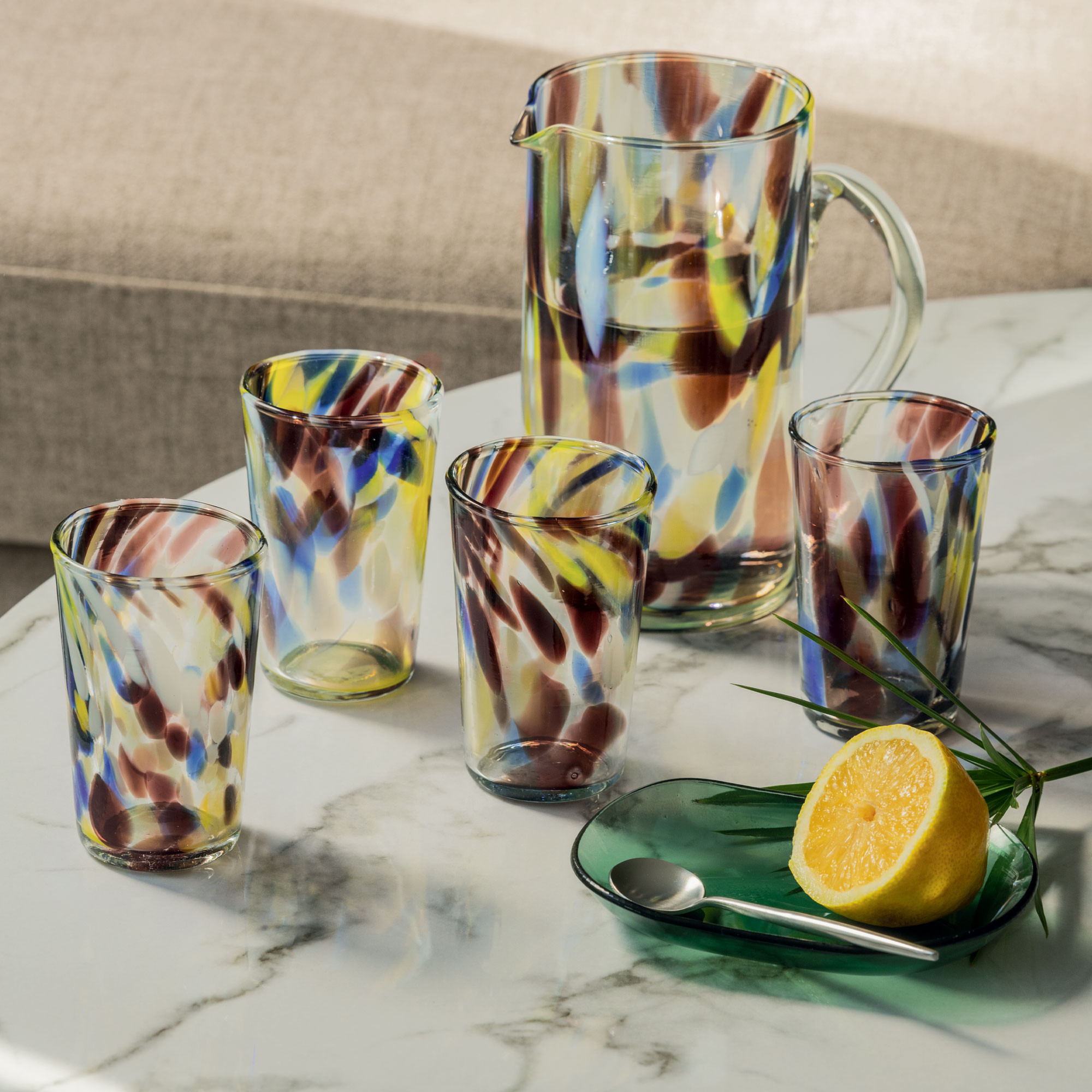 Lot de 4 verresAu gré des canaux