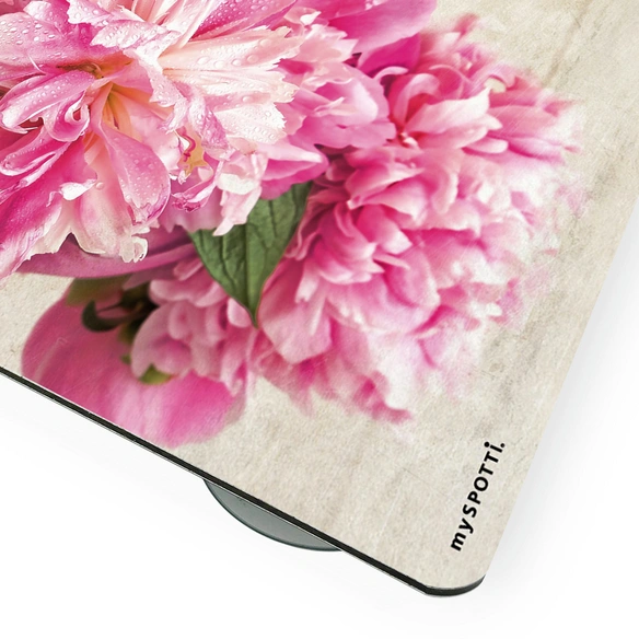 Mini-Spritzschutz »Pfingstrose«, Aluverbund, Blumen