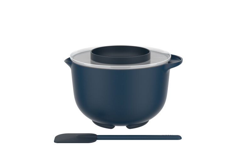 Promoset mengkom chef it 3-dlg (3L lid spatel)-navy