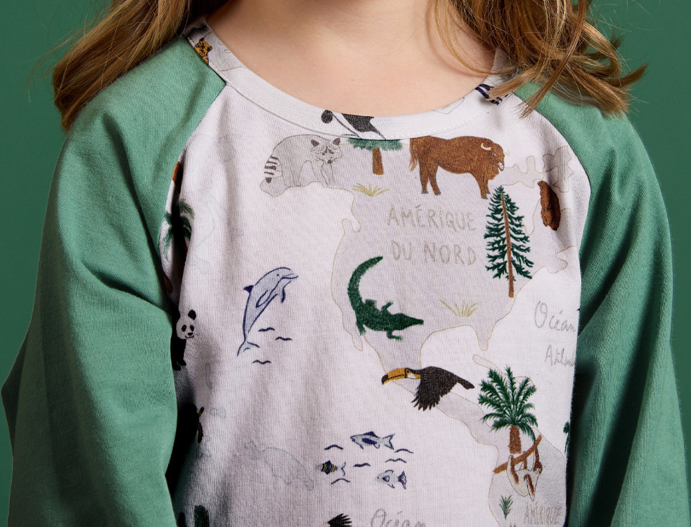 Pyjama enfant garçonMappemonde