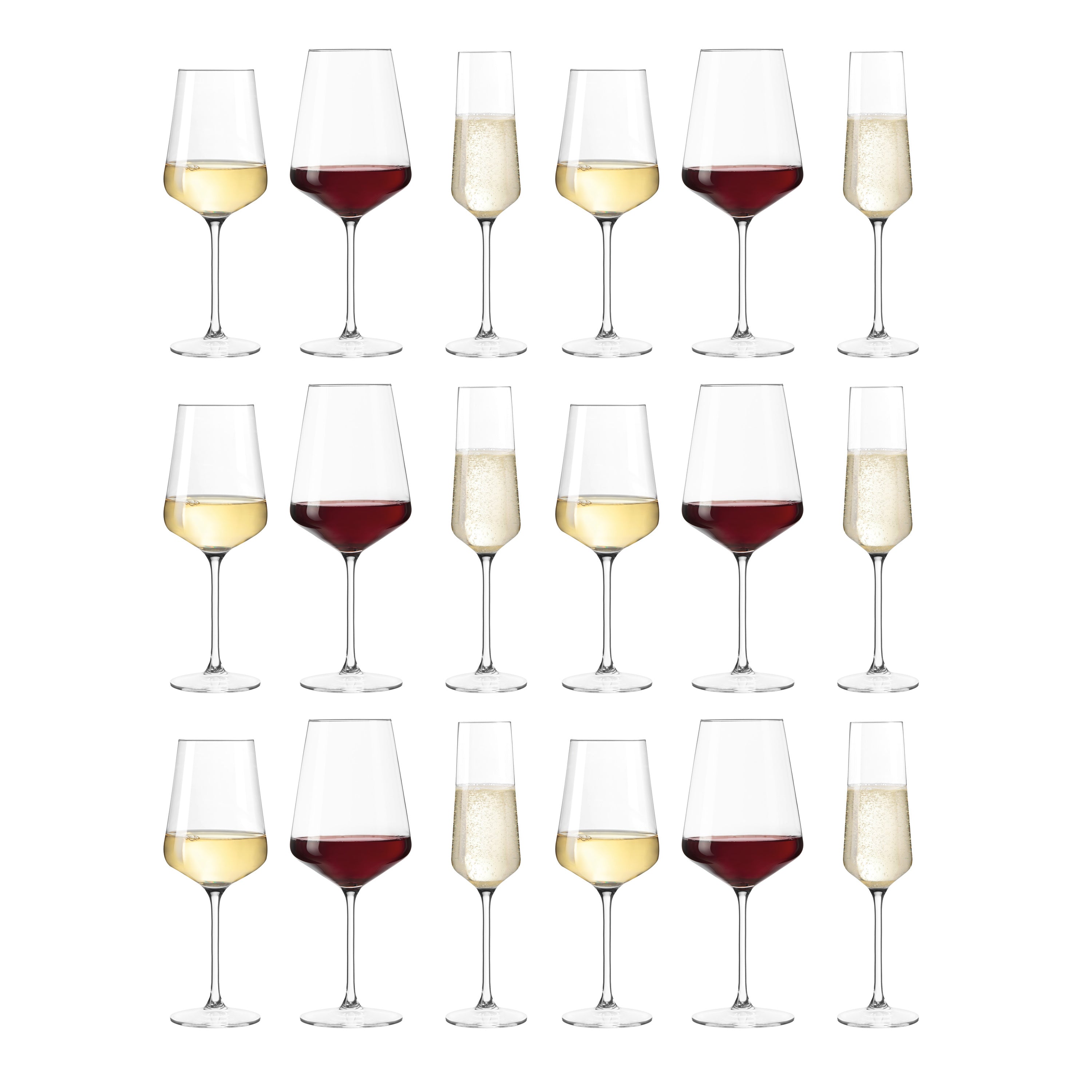 Leonardo Puccini Wijnglazenset 18-delig