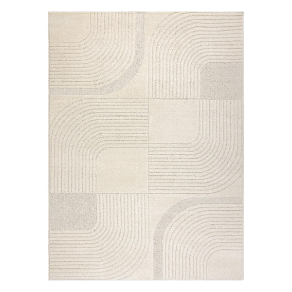 Dywan DUNE 8011 krem - Geometryczny, linie, strukturalny 80x150 cm