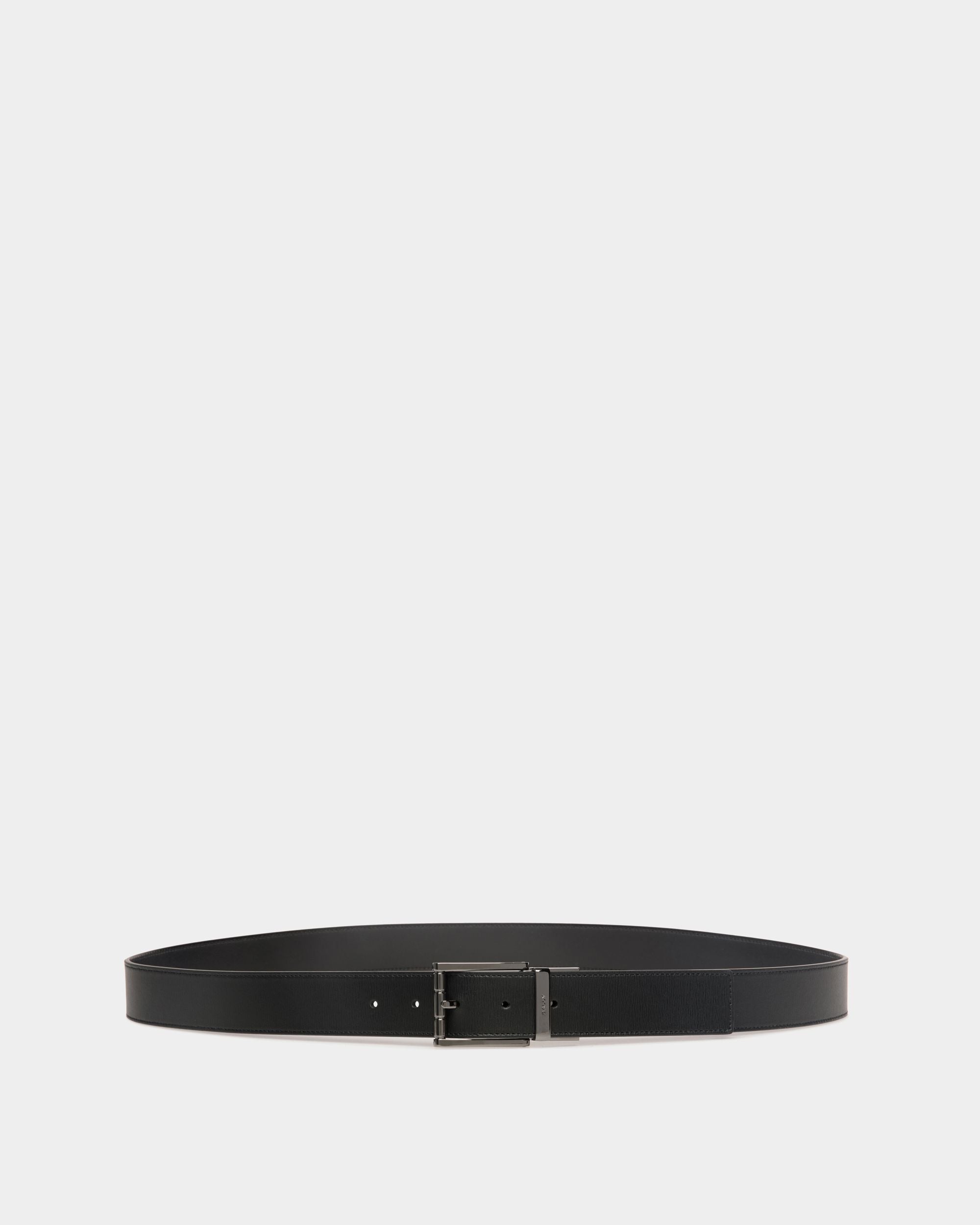 Verstellbarer Astory 35 mm Wendegürtel Aus Leder In Schwarz