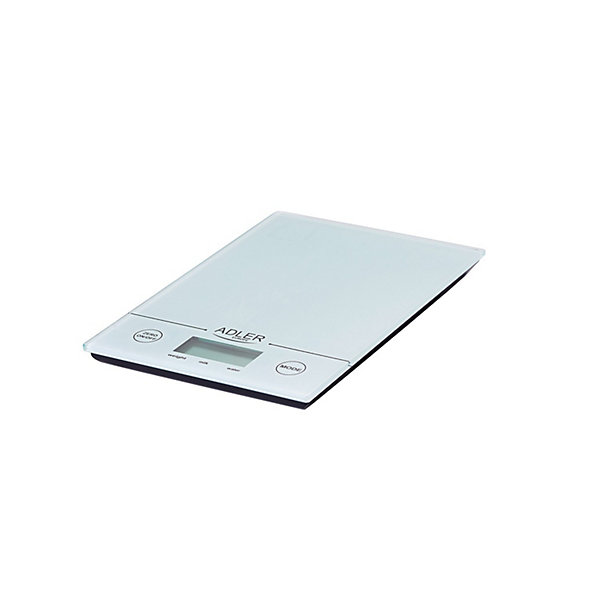 Balance de cuisine Adler AD 3138 blanche - Charge max 1kg - précision 1g - Ecran LCD