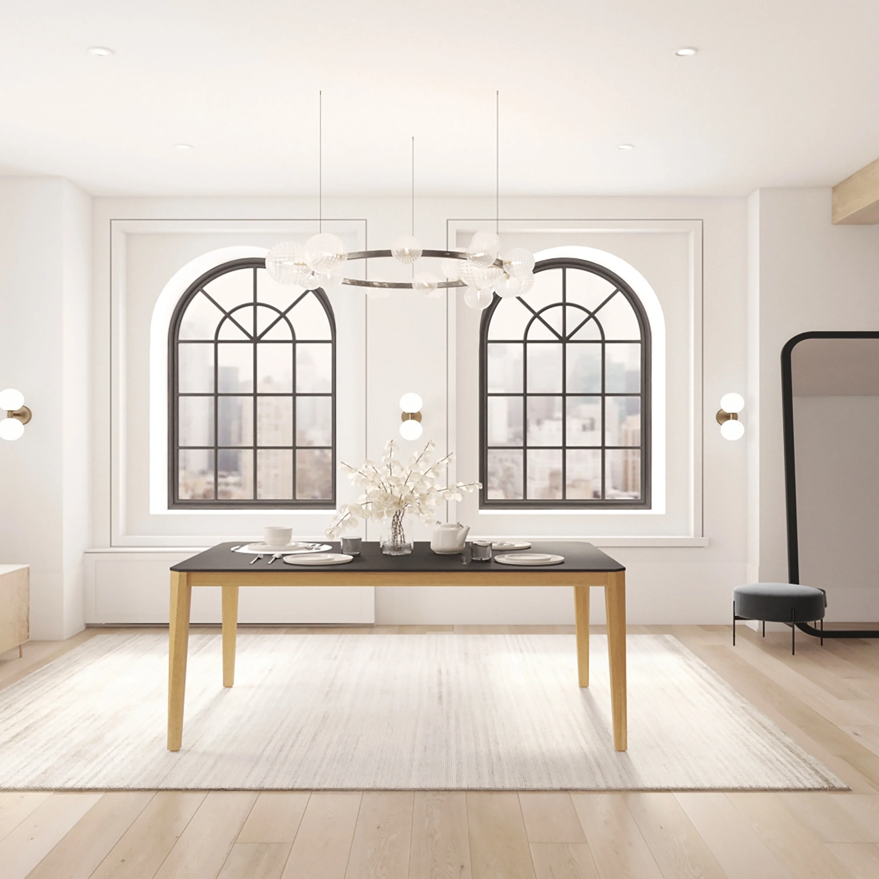 Midtown Concept Valse Indoor Dining Wood Table